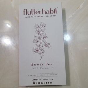 Flutterhabit Sweetpea Brunette Lashes 4 full pair 1 pair each one piece missing
